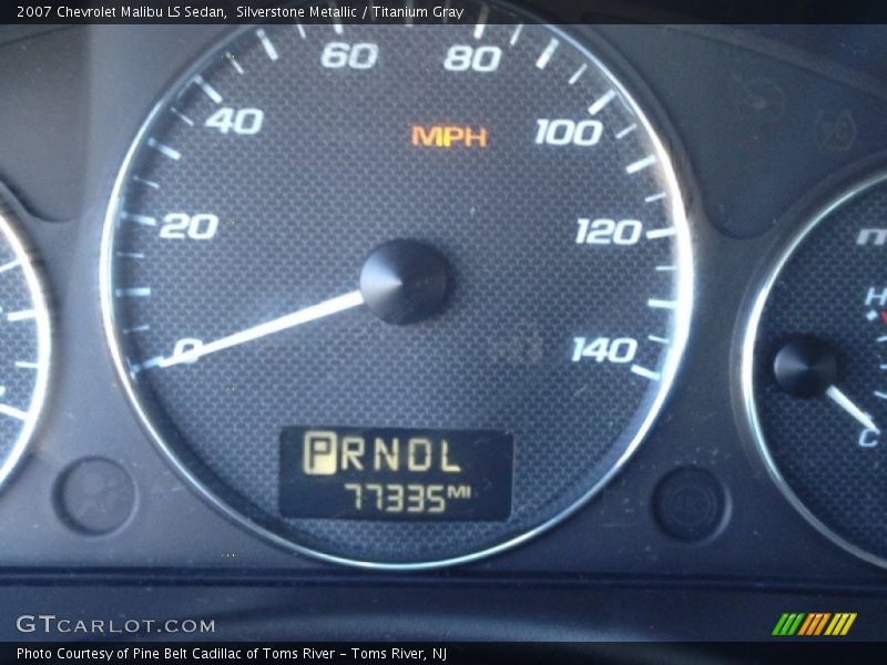 Silverstone Metallic / Titanium Gray 2007 Chevrolet Malibu LS Sedan