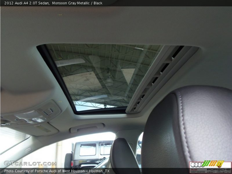 Monsoon Gray Metallic / Black 2012 Audi A4 2.0T Sedan