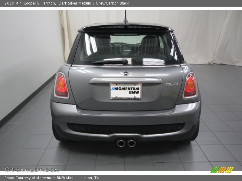 Dark Silver Metallic / Grey/Carbon Black 2010 Mini Cooper S Hardtop