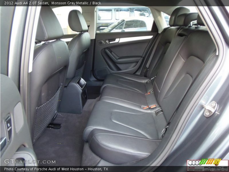 Monsoon Gray Metallic / Black 2012 Audi A4 2.0T Sedan