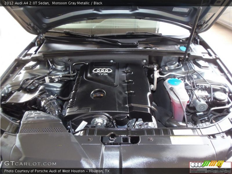Monsoon Gray Metallic / Black 2012 Audi A4 2.0T Sedan