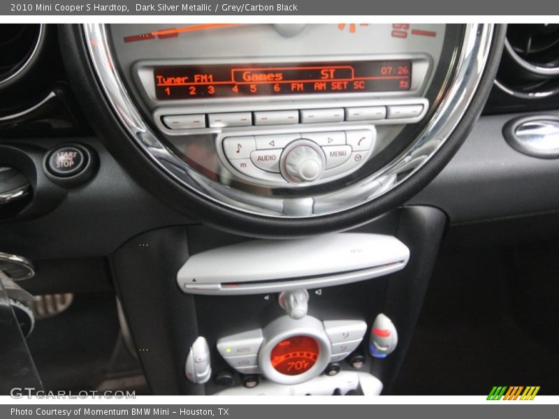 Dark Silver Metallic / Grey/Carbon Black 2010 Mini Cooper S Hardtop