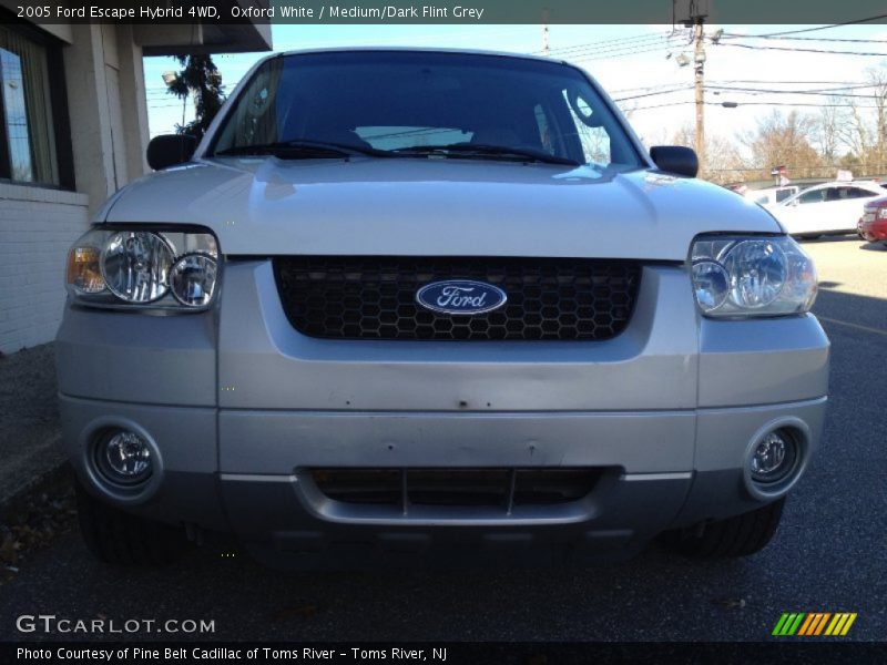 Oxford White / Medium/Dark Flint Grey 2005 Ford Escape Hybrid 4WD