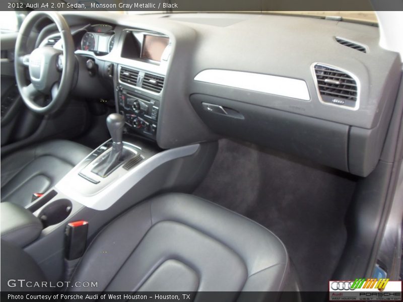 Monsoon Gray Metallic / Black 2012 Audi A4 2.0T Sedan