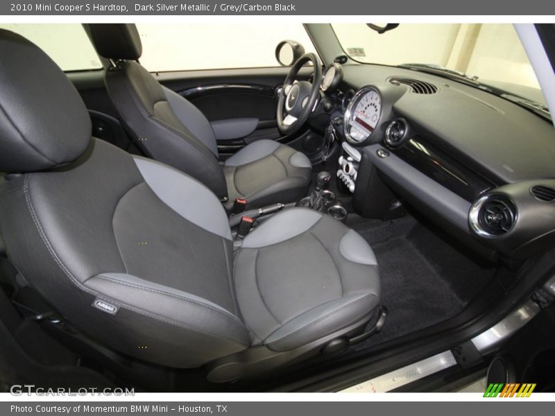 Dark Silver Metallic / Grey/Carbon Black 2010 Mini Cooper S Hardtop