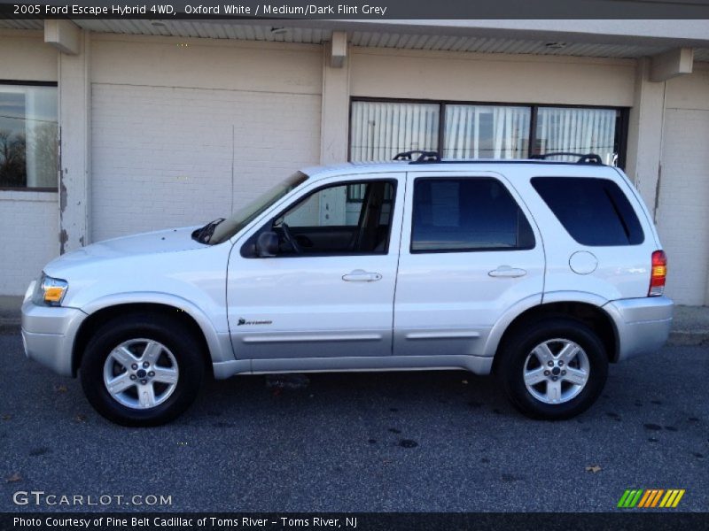 Oxford White / Medium/Dark Flint Grey 2005 Ford Escape Hybrid 4WD