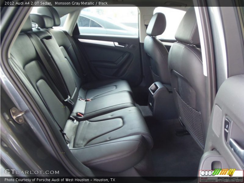 Monsoon Gray Metallic / Black 2012 Audi A4 2.0T Sedan