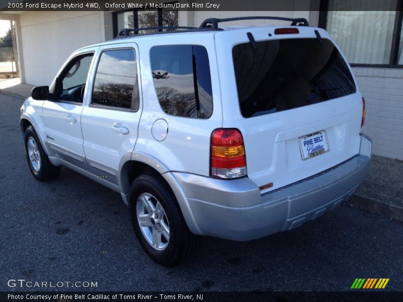 Oxford White / Medium/Dark Flint Grey 2005 Ford Escape Hybrid 4WD