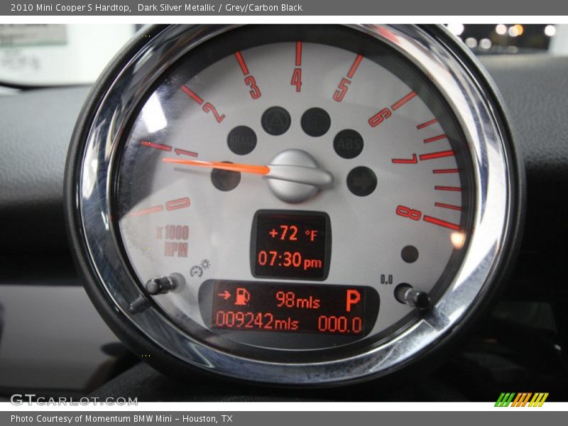 Dark Silver Metallic / Grey/Carbon Black 2010 Mini Cooper S Hardtop