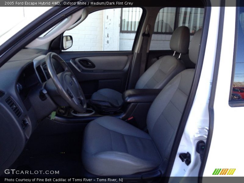 Oxford White / Medium/Dark Flint Grey 2005 Ford Escape Hybrid 4WD