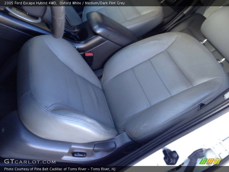 Oxford White / Medium/Dark Flint Grey 2005 Ford Escape Hybrid 4WD