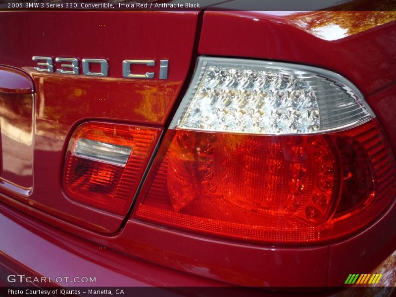 Imola Red / Anthracite Black 2005 BMW 3 Series 330i Convertible