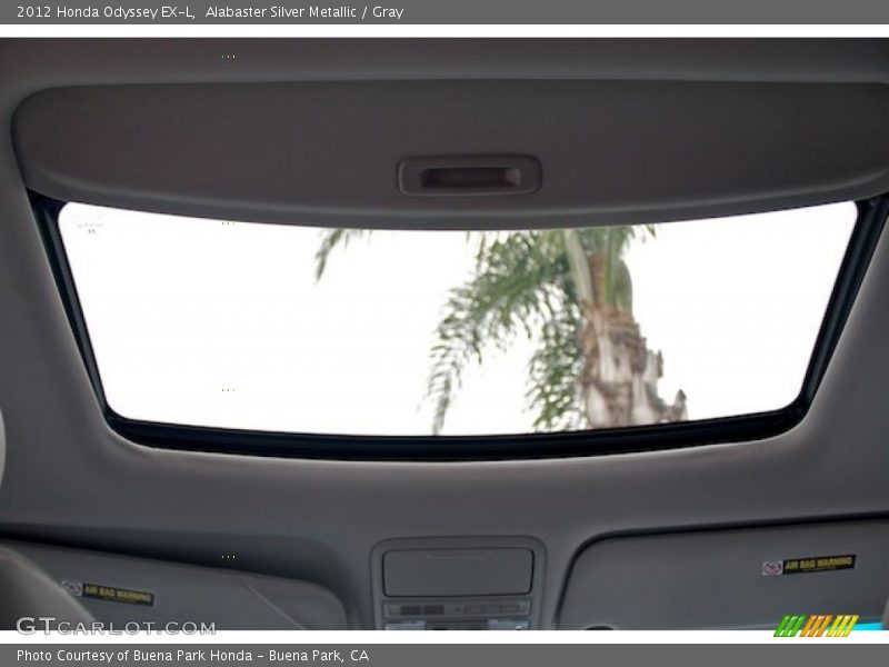 Alabaster Silver Metallic / Gray 2012 Honda Odyssey EX-L
