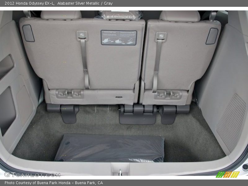 Alabaster Silver Metallic / Gray 2012 Honda Odyssey EX-L
