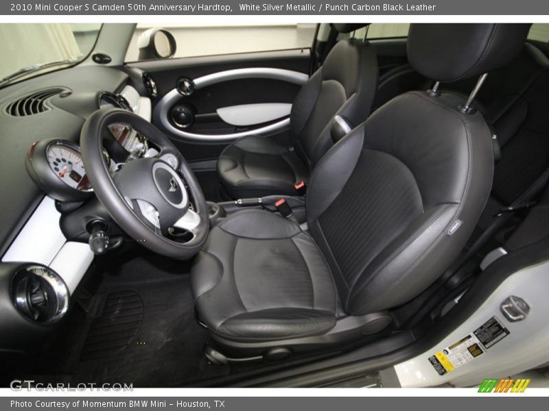 Front Seat of 2010 Cooper S Camden 50th Anniversary Hardtop
