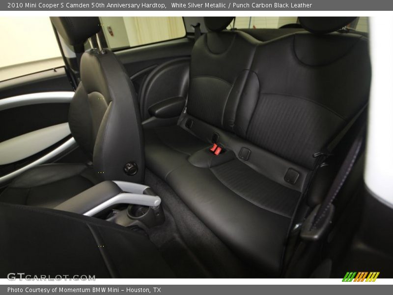 Rear Seat of 2010 Cooper S Camden 50th Anniversary Hardtop
