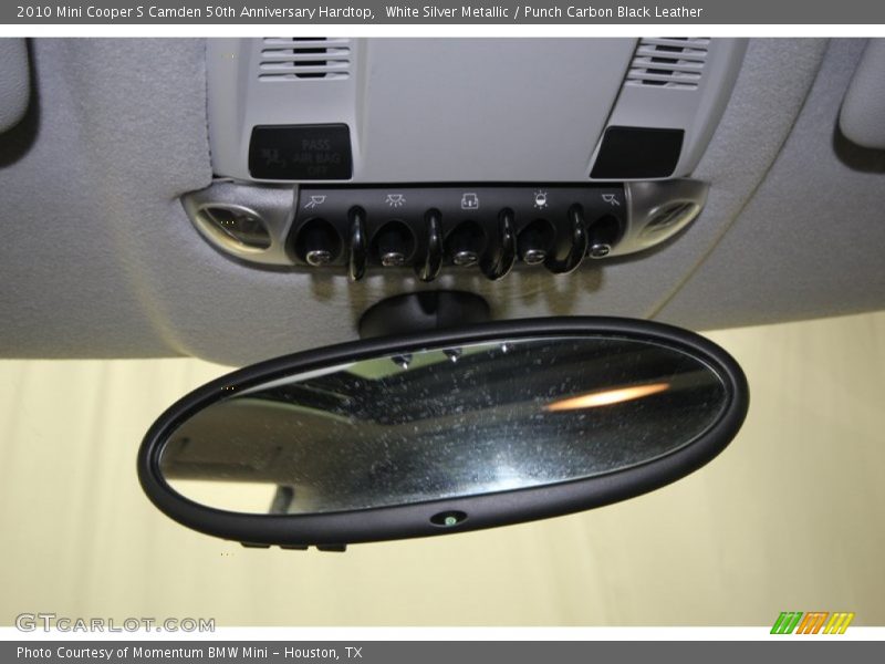 White Silver Metallic / Punch Carbon Black Leather 2010 Mini Cooper S Camden 50th Anniversary Hardtop