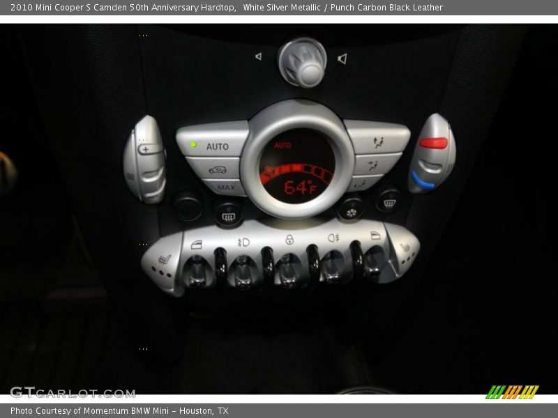 Controls of 2010 Cooper S Camden 50th Anniversary Hardtop