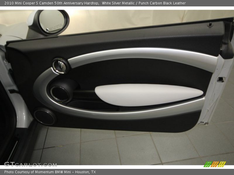 White Silver Metallic / Punch Carbon Black Leather 2010 Mini Cooper S Camden 50th Anniversary Hardtop