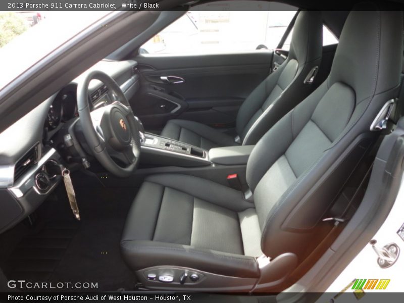 Front Seat of 2013 911 Carrera Cabriolet