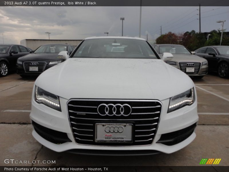 Ibis White / Black 2013 Audi A7 3.0T quattro Prestige