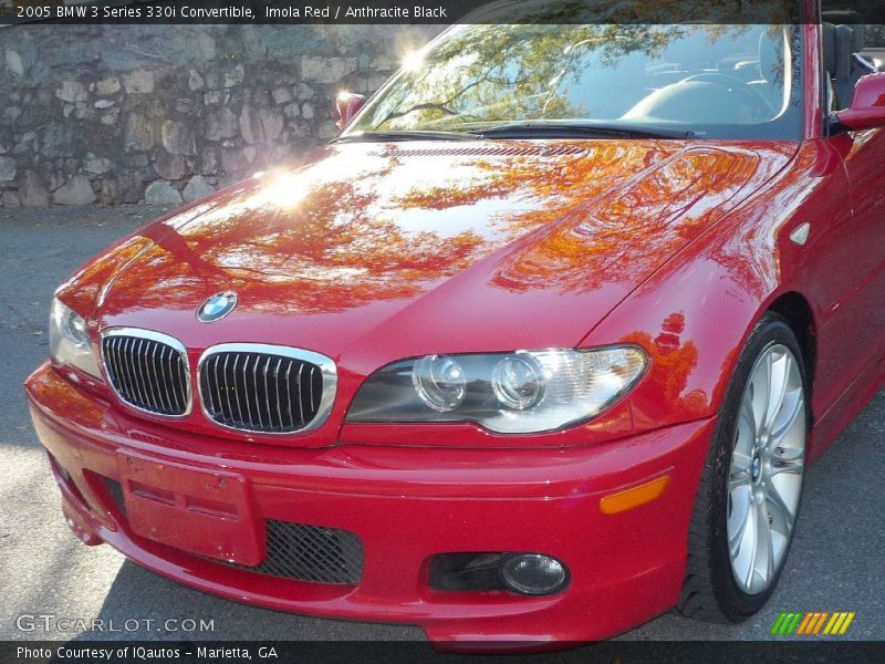 Imola Red / Anthracite Black 2005 BMW 3 Series 330i Convertible