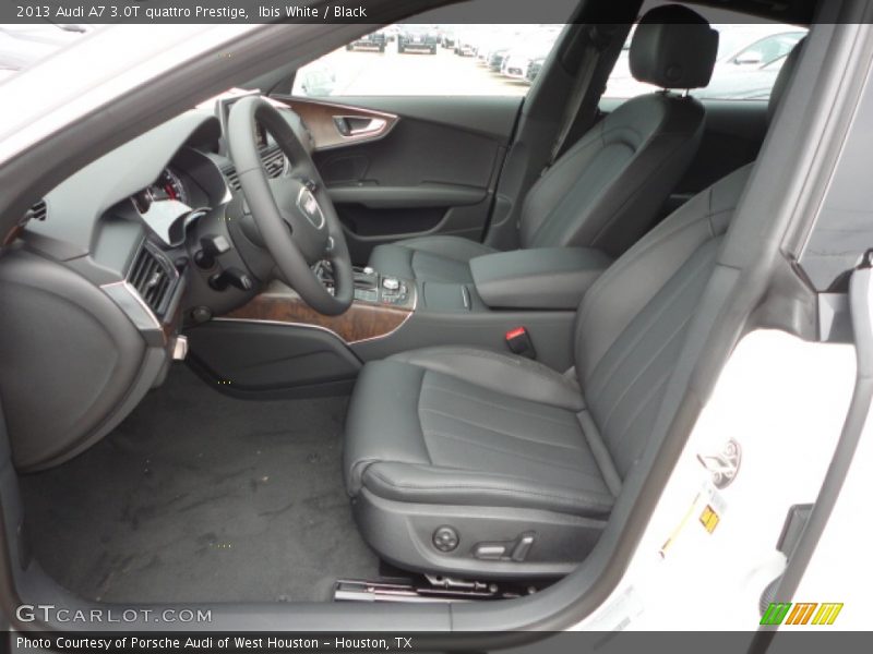 Front Seat of 2013 A7 3.0T quattro Prestige