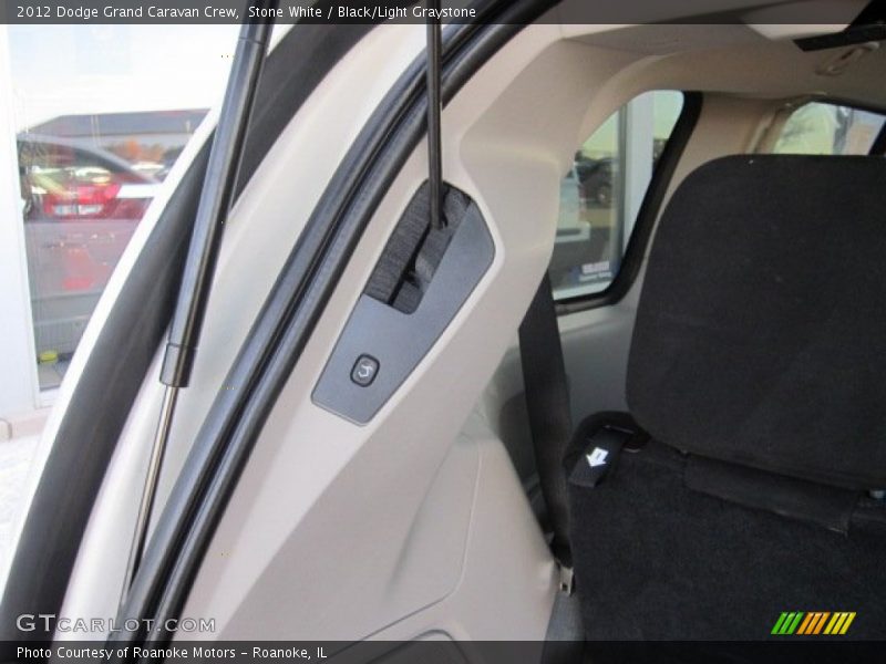 Stone White / Black/Light Graystone 2012 Dodge Grand Caravan Crew