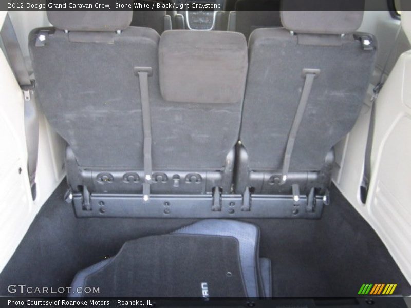 Stone White / Black/Light Graystone 2012 Dodge Grand Caravan Crew