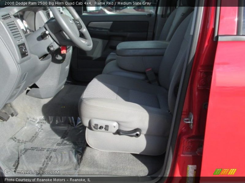 Flame Red / Medium Slate Gray 2008 Dodge Ram 2500 Big Horn Quad Cab 4x4