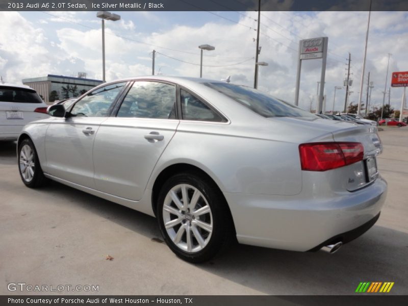 Ice Silver Metallic / Black 2013 Audi A6 2.0T Sedan