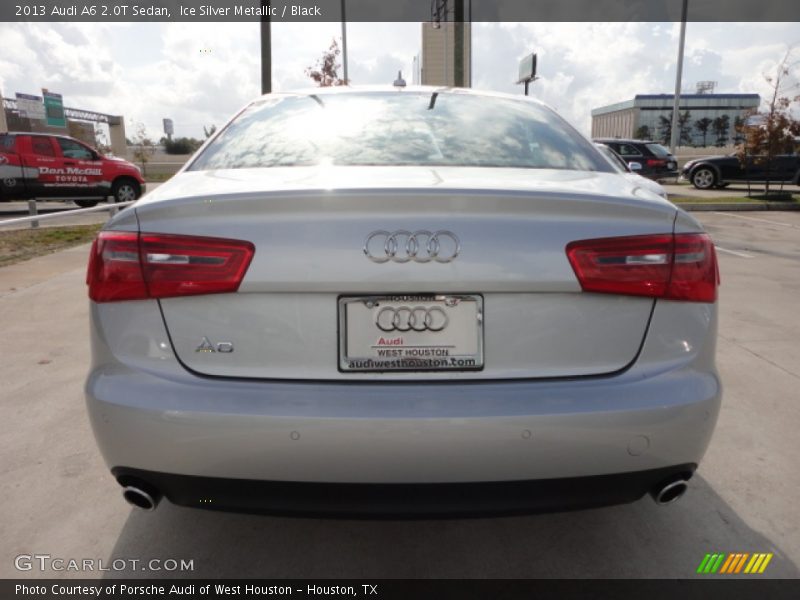 Ice Silver Metallic / Black 2013 Audi A6 2.0T Sedan