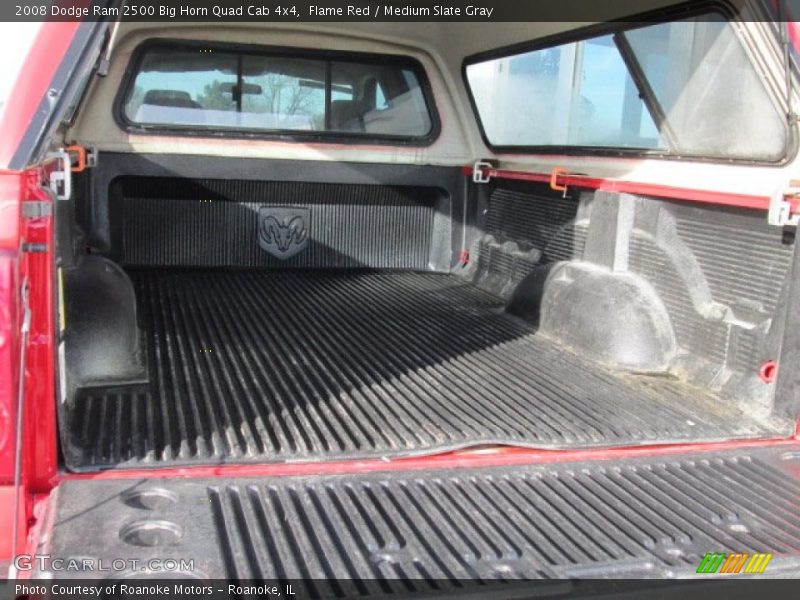 Flame Red / Medium Slate Gray 2008 Dodge Ram 2500 Big Horn Quad Cab 4x4