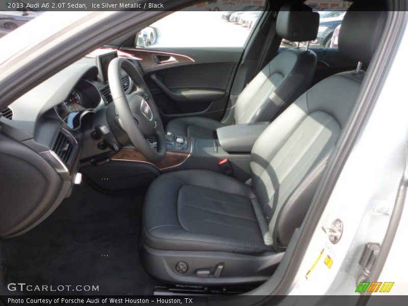 Ice Silver Metallic / Black 2013 Audi A6 2.0T Sedan