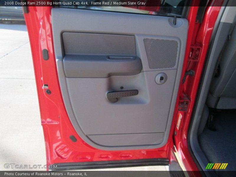 Flame Red / Medium Slate Gray 2008 Dodge Ram 2500 Big Horn Quad Cab 4x4