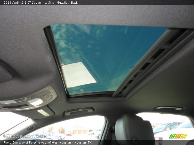 Ice Silver Metallic / Black 2013 Audi A6 2.0T Sedan