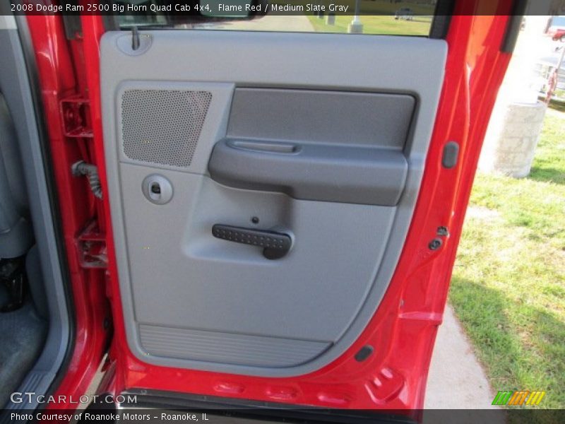 Flame Red / Medium Slate Gray 2008 Dodge Ram 2500 Big Horn Quad Cab 4x4