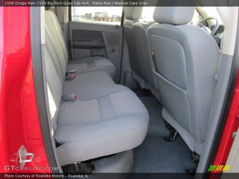 Flame Red / Medium Slate Gray 2008 Dodge Ram 2500 Big Horn Quad Cab 4x4