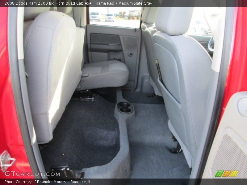 Flame Red / Medium Slate Gray 2008 Dodge Ram 2500 Big Horn Quad Cab 4x4