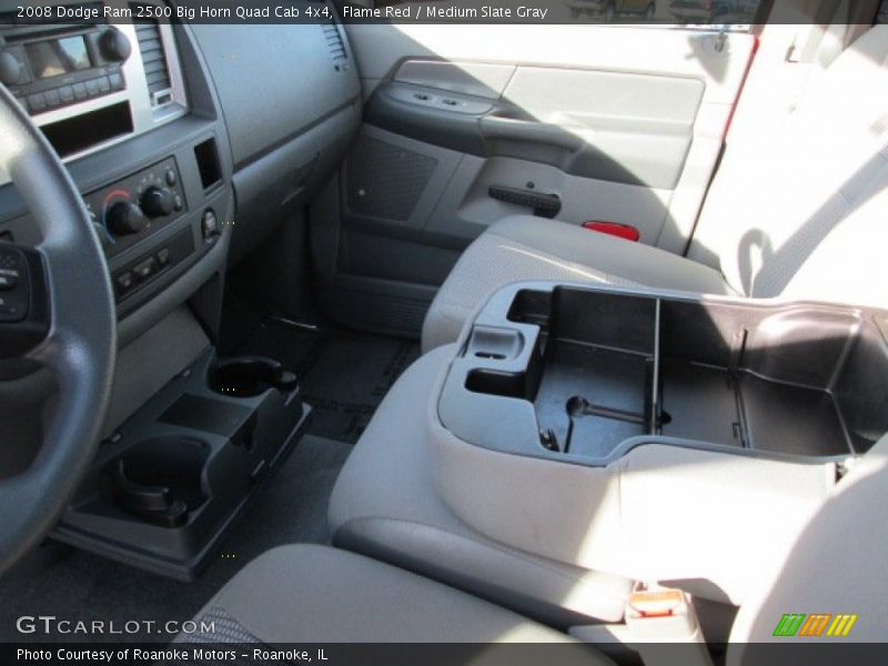 Flame Red / Medium Slate Gray 2008 Dodge Ram 2500 Big Horn Quad Cab 4x4