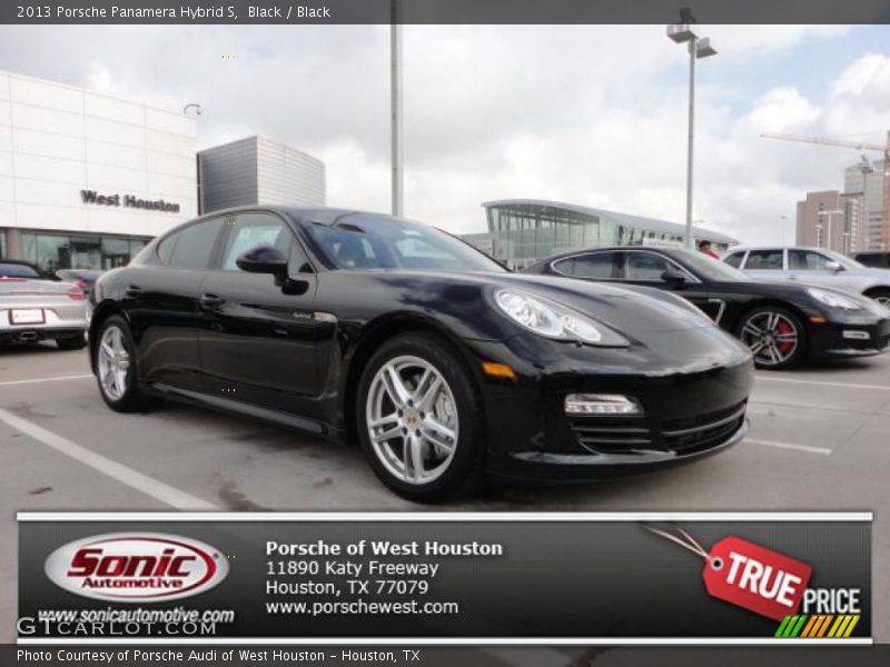 Black / Black 2013 Porsche Panamera Hybrid S