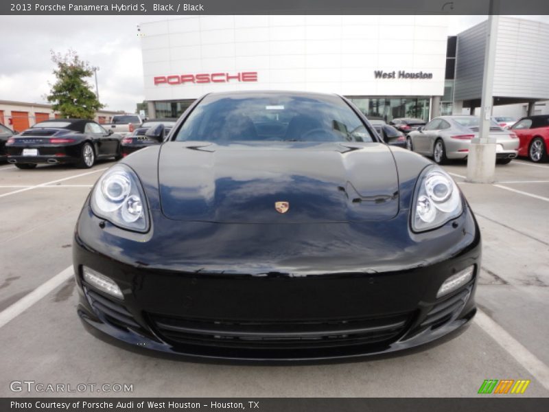 Black / Black 2013 Porsche Panamera Hybrid S
