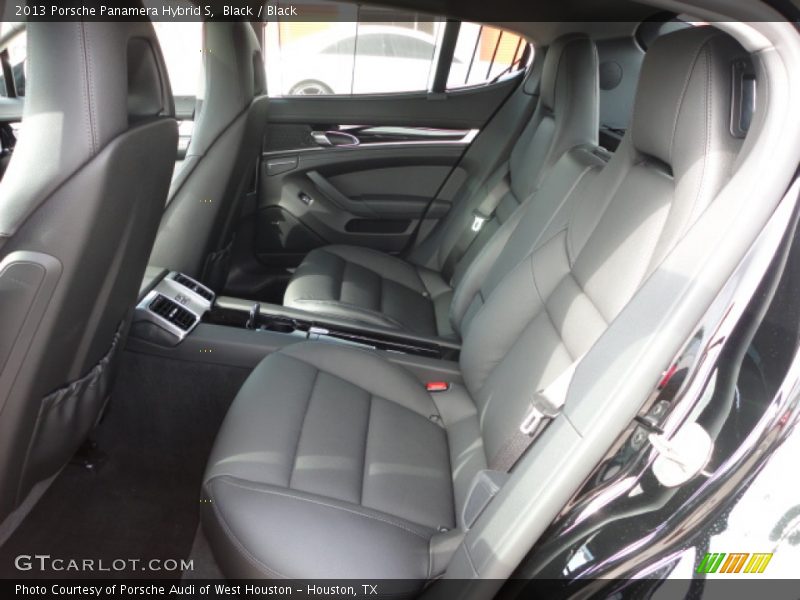 Rear Seat of 2013 Panamera Hybrid S