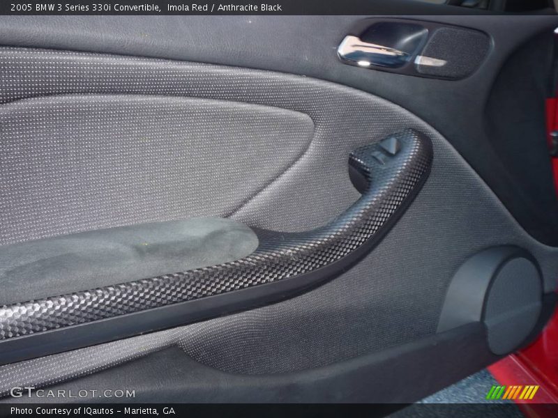Imola Red / Anthracite Black 2005 BMW 3 Series 330i Convertible