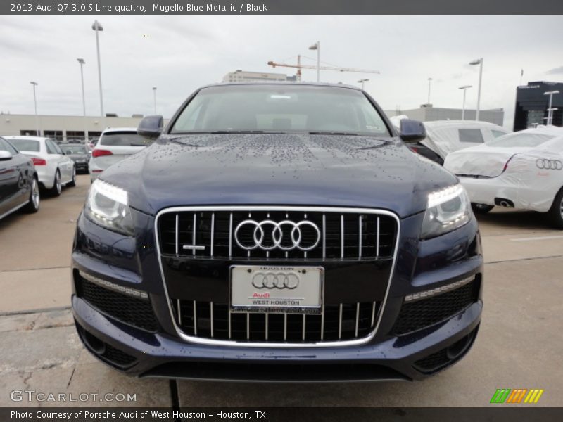 Mugello Blue Metallic / Black 2013 Audi Q7 3.0 S Line quattro