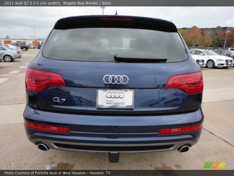 Mugello Blue Metallic / Black 2013 Audi Q7 3.0 S Line quattro