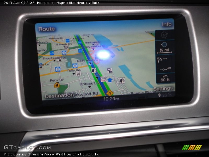 Navigation of 2013 Q7 3.0 S Line quattro