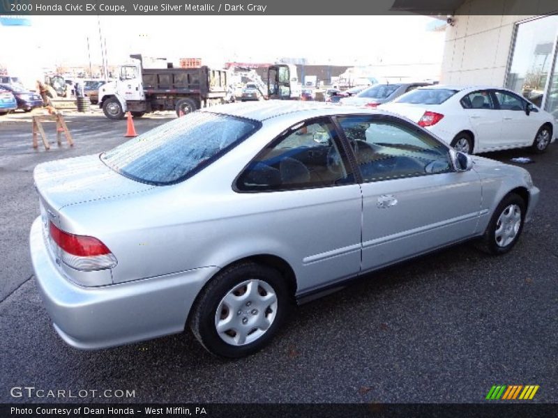 Vogue Silver Metallic / Dark Gray 2000 Honda Civic EX Coupe