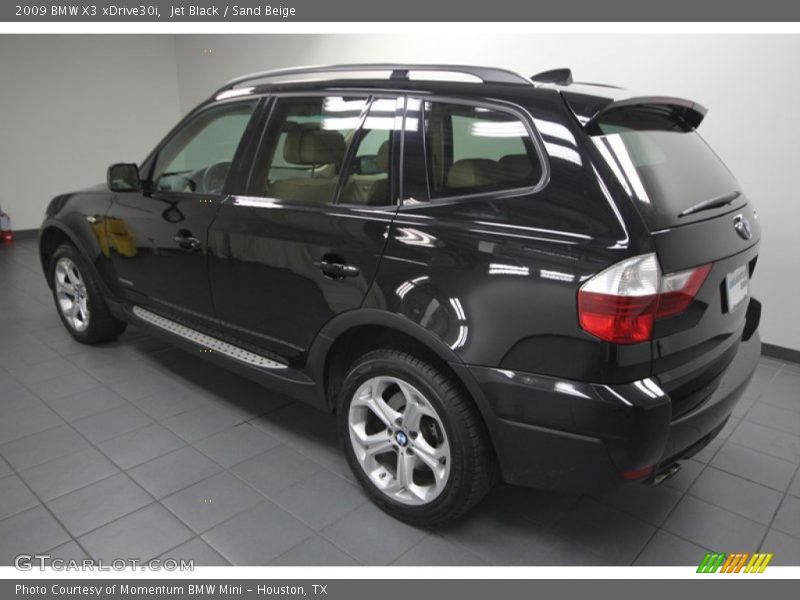 Jet Black / Sand Beige 2009 BMW X3 xDrive30i
