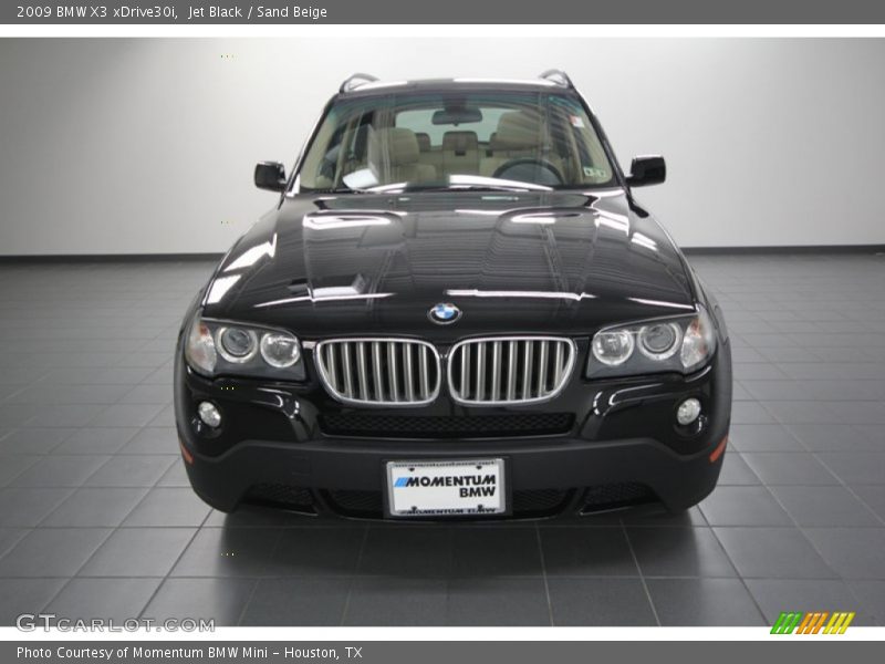 Jet Black / Sand Beige 2009 BMW X3 xDrive30i